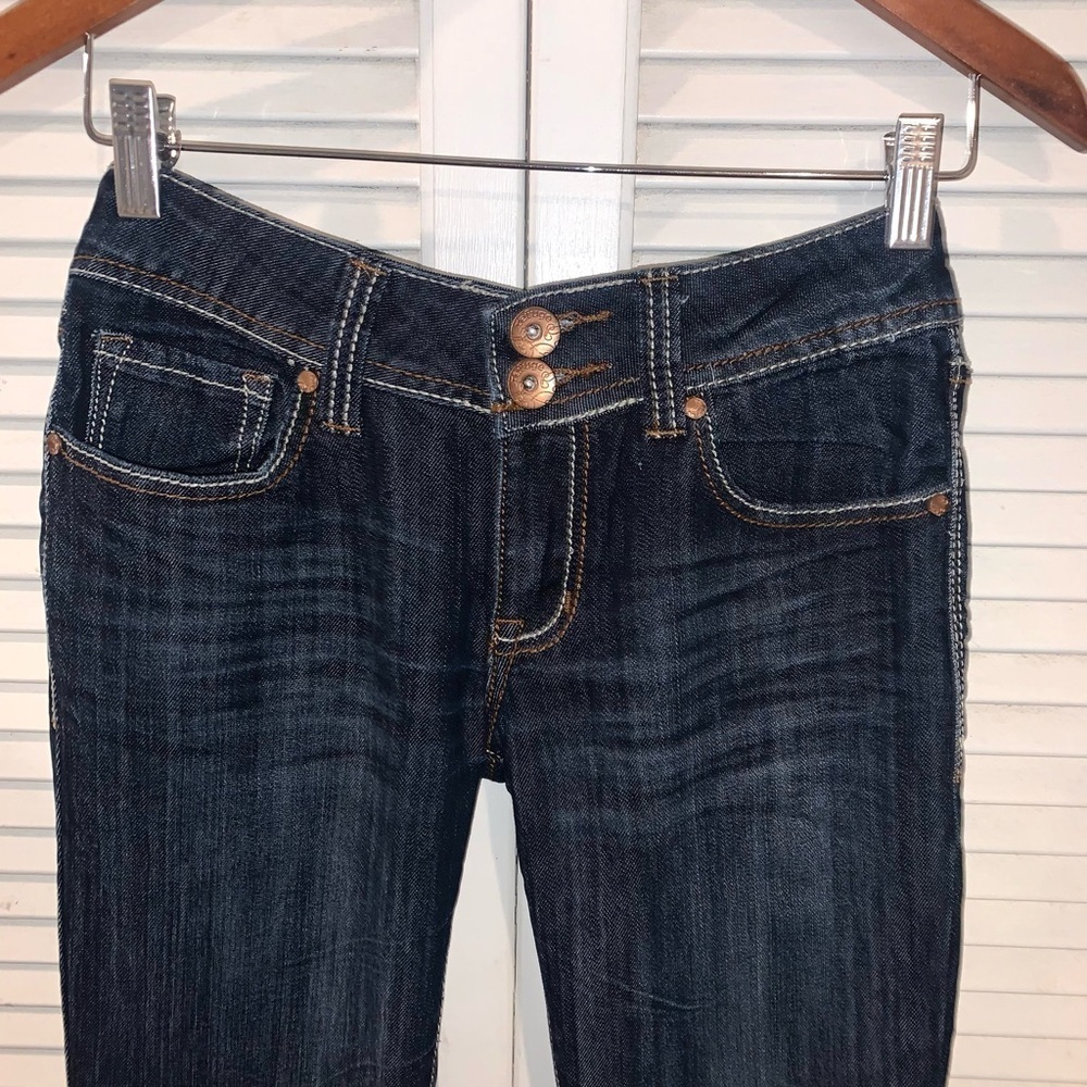 Refuge Knockout Skinny Boot Jeans lowrise Women’s 6 Petite - Picture 7 of 7